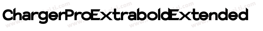 Charger Pro Extrabold Extended字体转换
